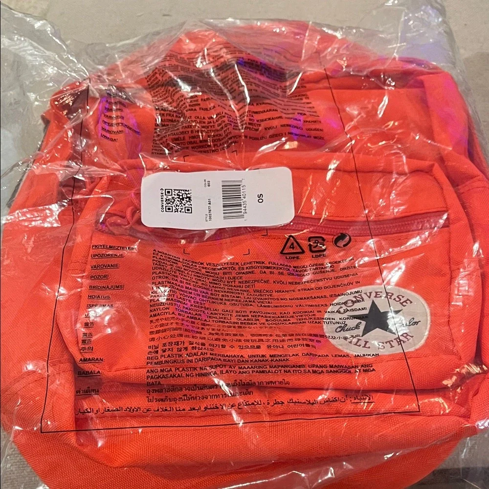Converse unisex orangish